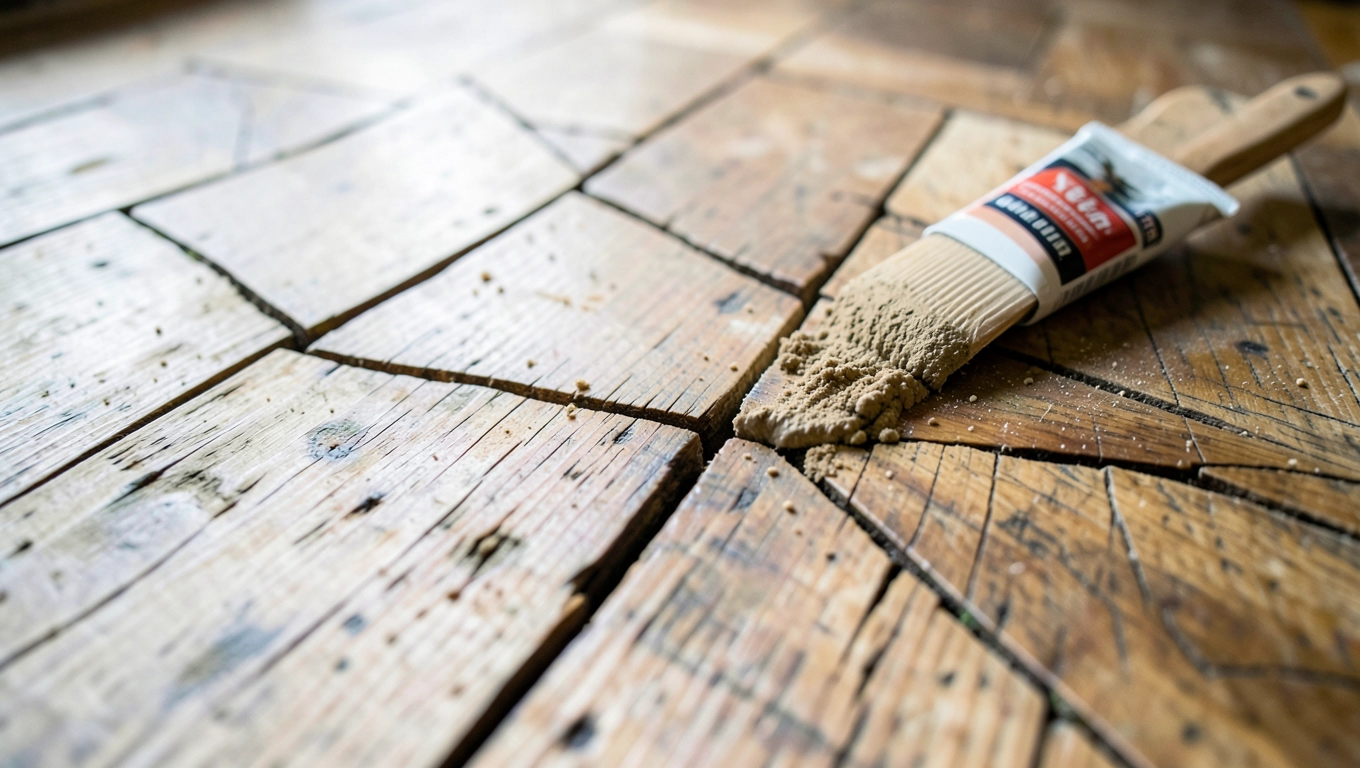Czym uzupełnić szpary w parkiecie
