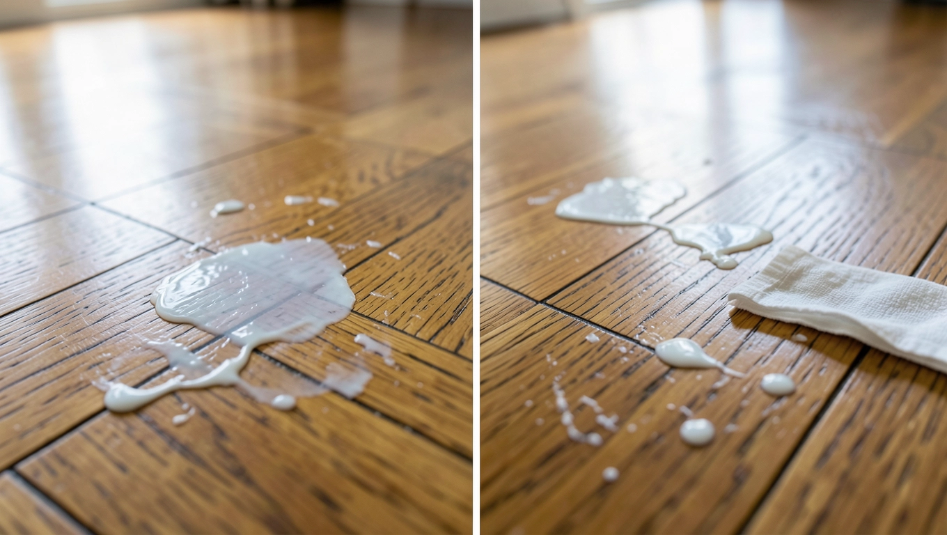 czym zmyć klej z parkietu