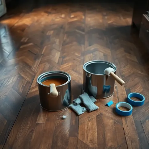 Czym pomalować stary parkiet