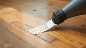 czym usunąć taśmę dwustronną z parkietu