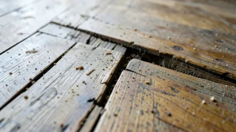 czym wypełnić ubytki w parkiecie