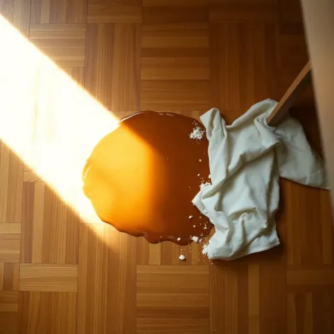 Jak usunąć tłuste plamy z parkietu