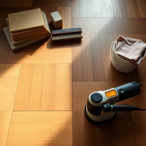 Jak wycyklinować parkiet bez cykliniarki