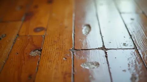 Rysy na parkiecie lakierowanym