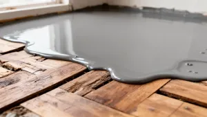 Wylewka samopoziomująca na parkiet