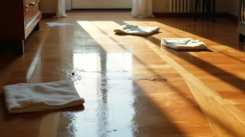 Zalany parkiet co zrobić